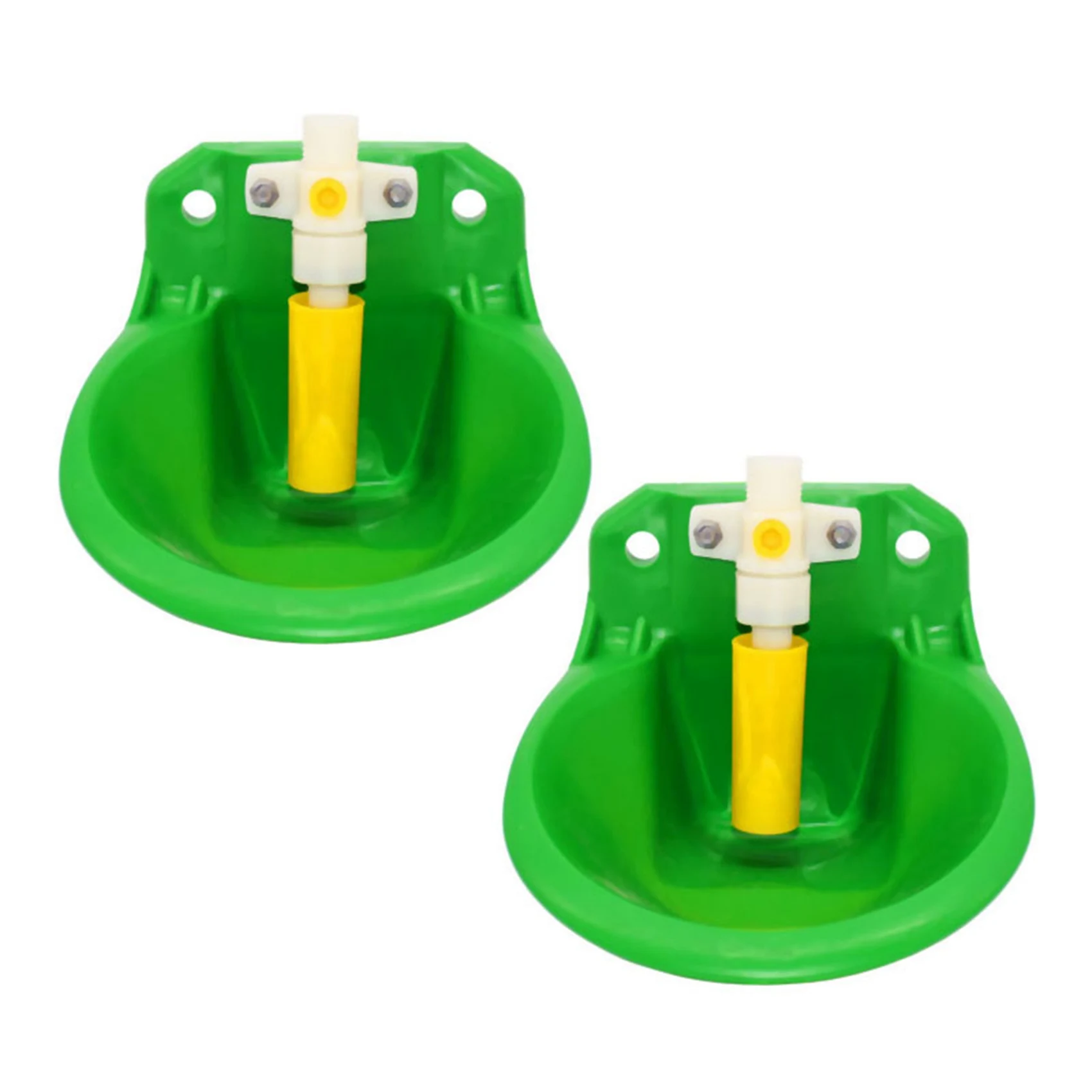 

2X Automatic Goat Sheep Waterer Bowl Cow Cattle Feeder Plastic Drinking Animal Equipment Pig Water Feeding Dispenser