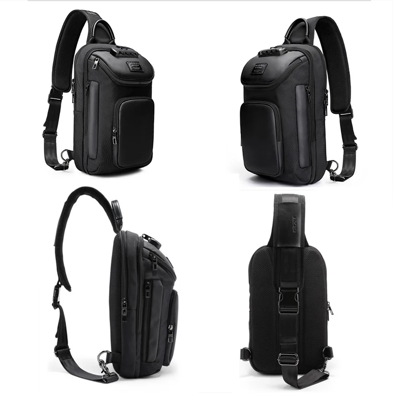 Xiaomi Large Capacity Men Oxford Waterproof Multifunction Shoulder Bag Crossbody Bag Messenger Chest Sling Travel Pack for Male