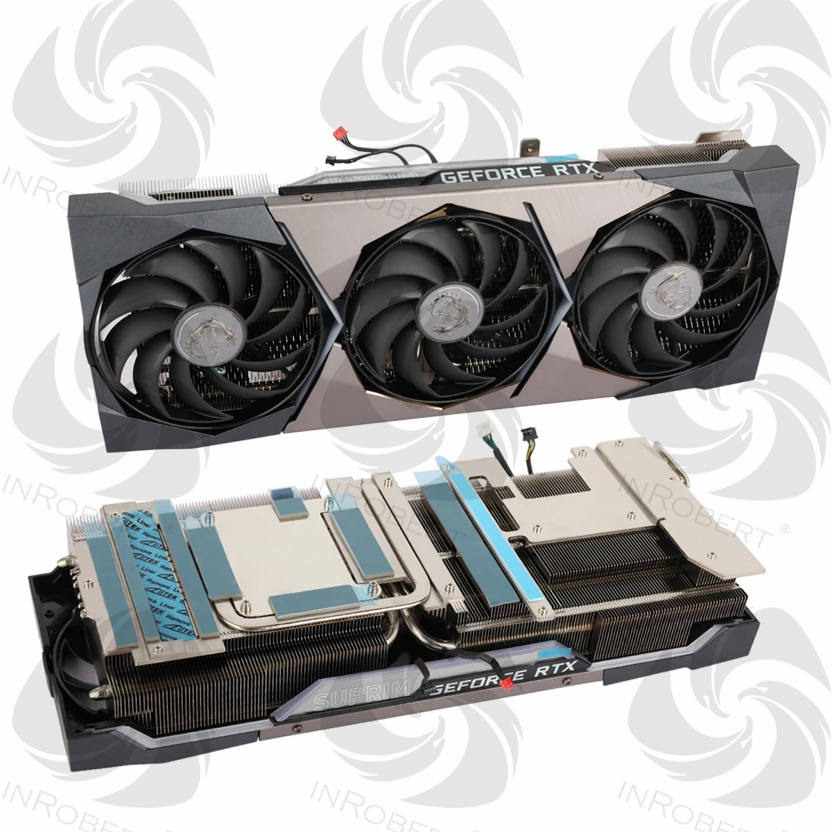 

Новый оригинальный радиатор видеокарты RTX3080 RTX3080Ti RTX3090 для MSI RTX 3080 3080 Ti 3090 SUPRIM X Радиатор Охлаждения видеокарты