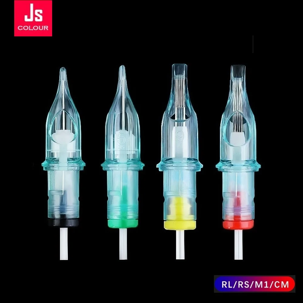 

10pcs/lot Tattoo Cartridge Needles 3RL/5RS/7M1/9CM Disposable Sterilized Safety Tattoo Needle For Cartridge Machines Grips Pen