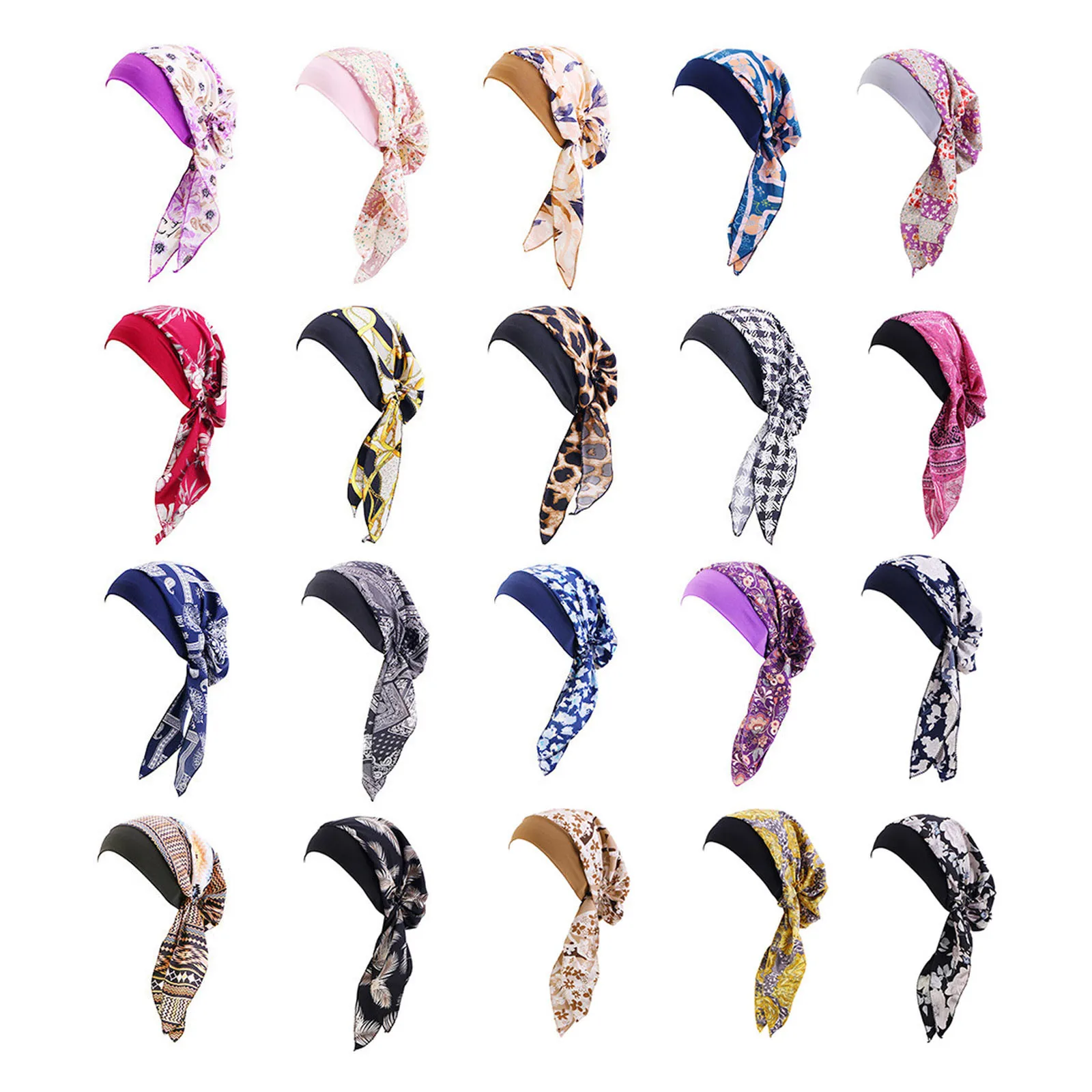 

women head scarf hat cap hair scarf turban head wrap turban hats headwear luxury headband