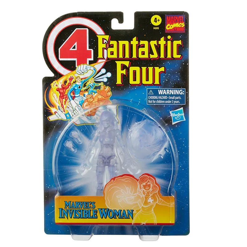 

In Stock Marvel Legends Series Fantastic Four Retro Marvels Invisible Woman 6-Inch Movable Doll Toy Collectible Gift