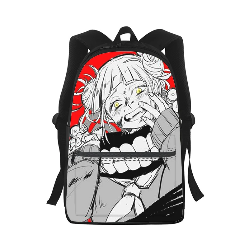 Anime My Hero Academia HIMIKO Toga Men Women Backpack 3D Fashion Student School Bag Laptop Backpack Kids Travel Shoulder Bag