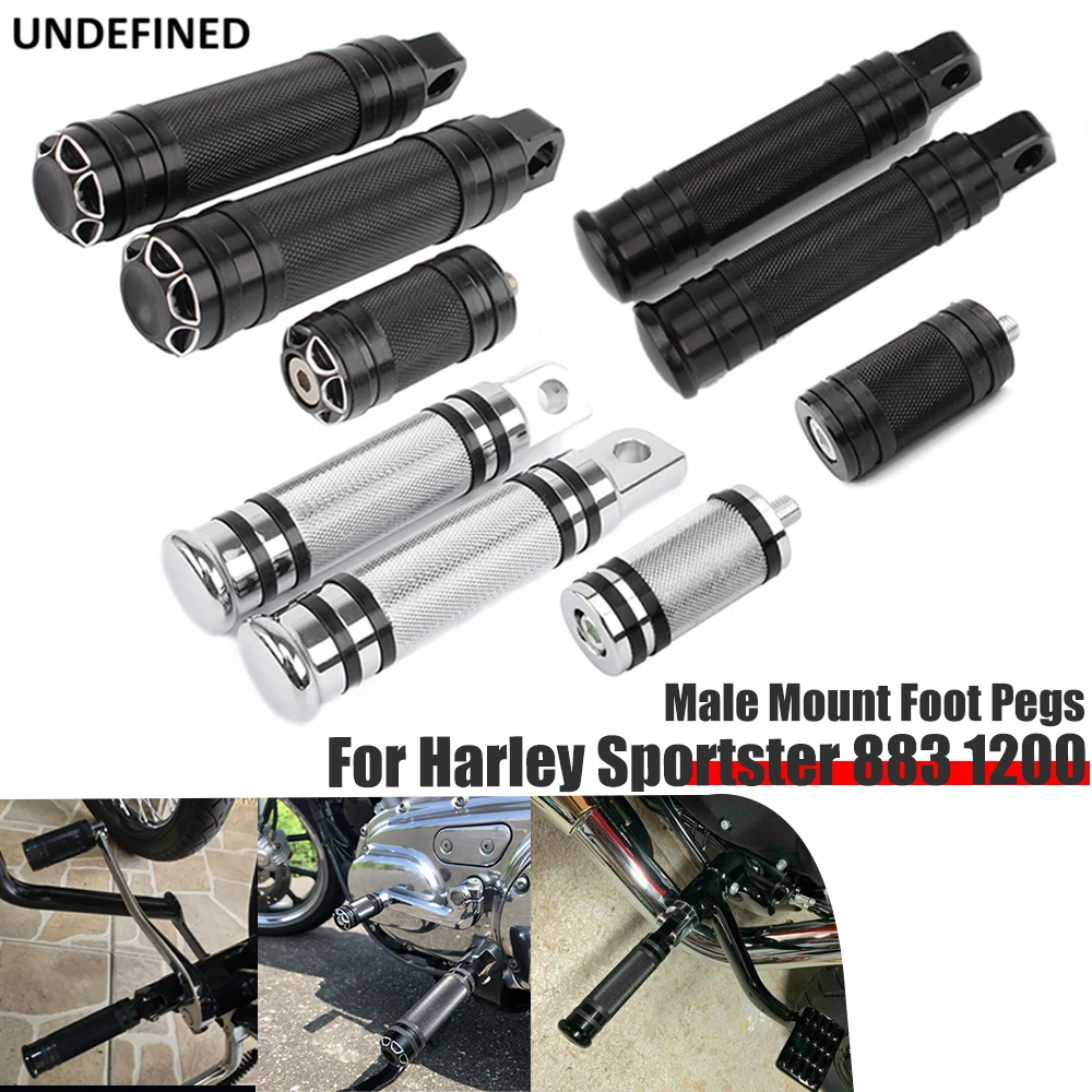 

Motorcycle Knurled Foot Pegs Shifter Peg Nail For Harley Sportster 883 1200 Dyna Softail Fat Boy Breakout Touring Road King