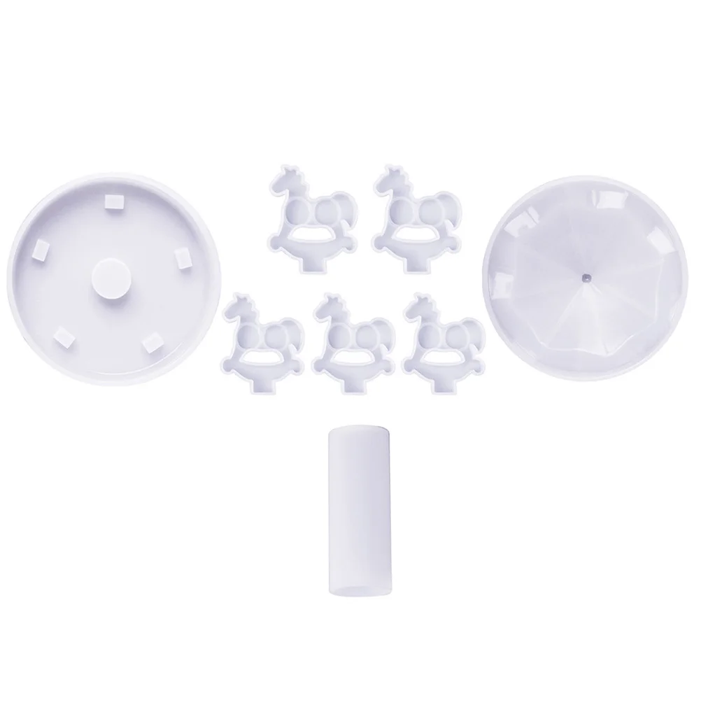 

Silicone Diy Merry Go Round Mold Carousel Molds Casting Epoxy Crafts Making Resinsupplies Horse Polymer Clay Meltwax Ornament