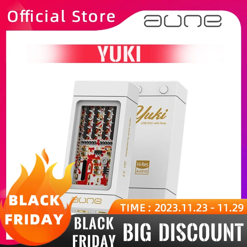 

Aune YUKI HIFI High Quality Portable Decoding Ear Amplifier HiFi Fever Fully Discrete Balanced Small Tail Android Apple Adapter