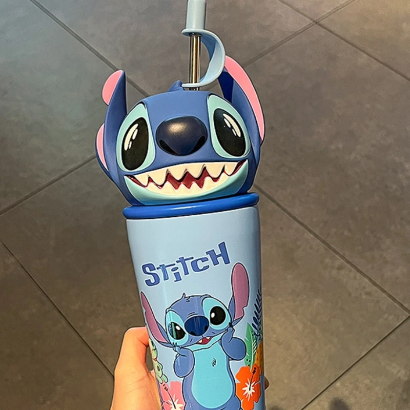 Чашка для воды Disney Stitch термос Lilo &amp из нержавеющей стали 600 мл чашка большой