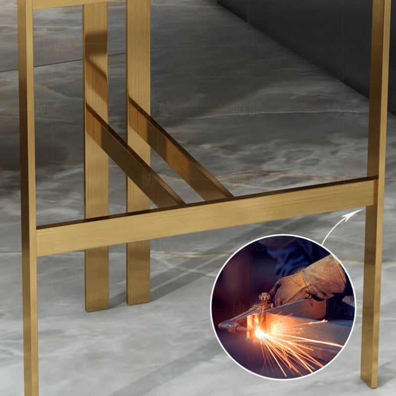 Бархатные барные стулья минималистичный металлический прием высокие офисная