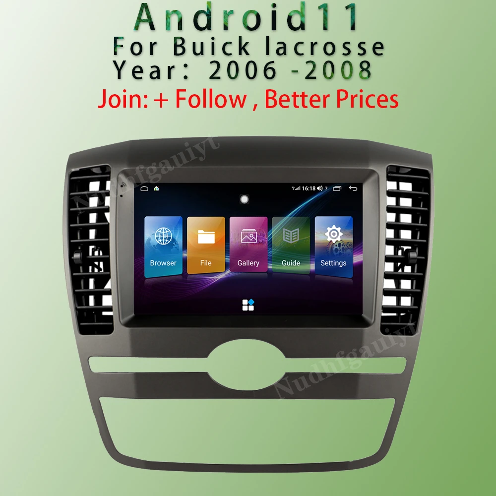 

Android11 Car Radio For Buick lacrosse 9 inch 2006-2008 Audio Video with Bluetooth Multimedia Player Auto GPS Navigation Carplay