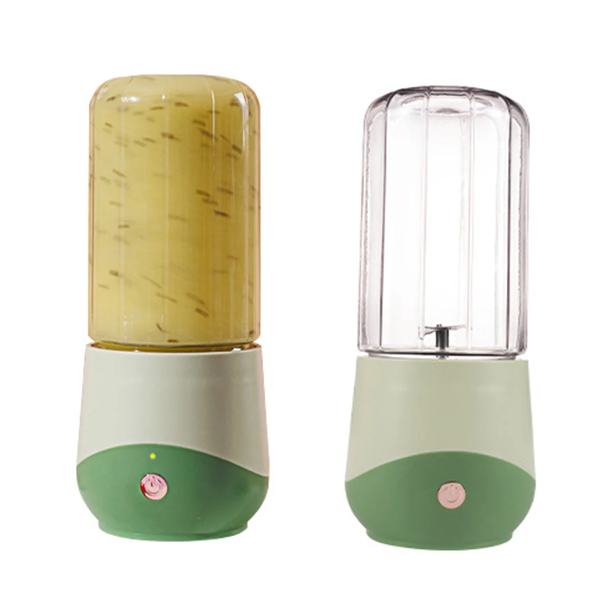 Портативный мини-блендер 500 мл с 4 лезвиями из нержавеющей стали пластиковая