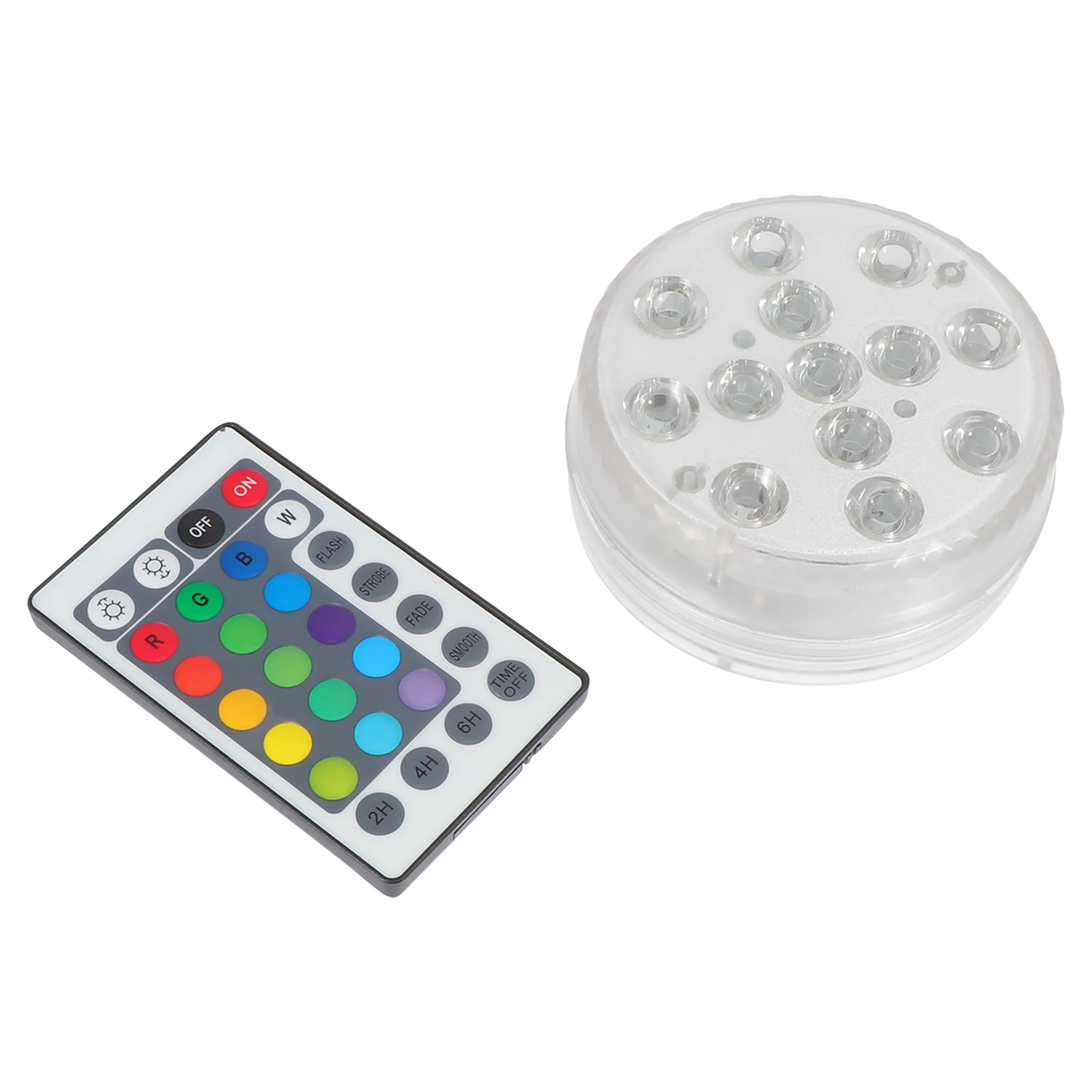 

1 комплект погружной светодиодный светильник, водонепроницаемый подводный светильник для аквариума с пультом дистанционного управления (б...