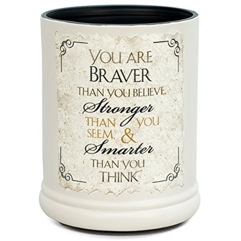 

You are Braver Stronger Smarter Ceramic Stoneware Jar Candle Warmer