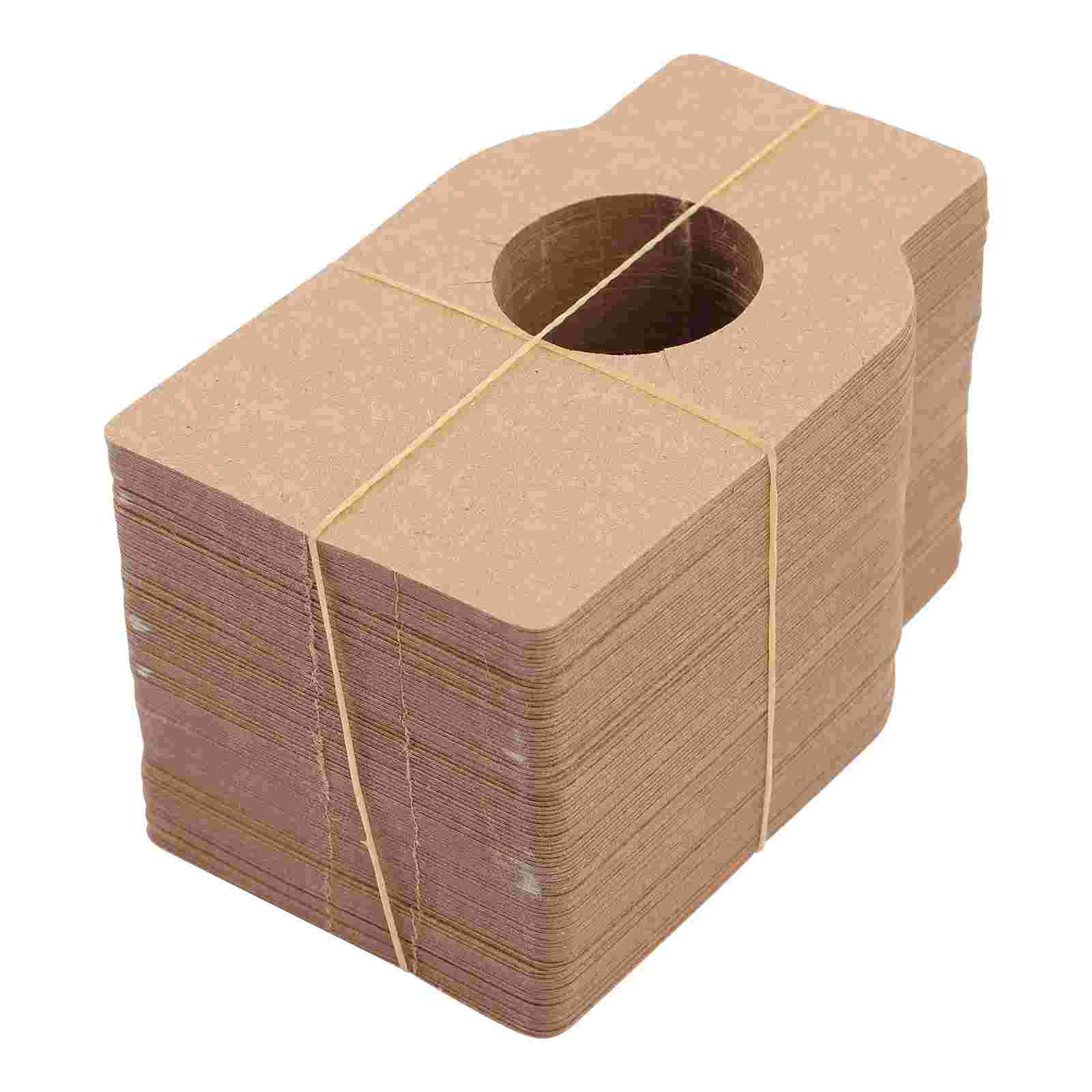 

100pcs Cellar Labels Craft Paper Tags Kraft Bottle Tags for Seller