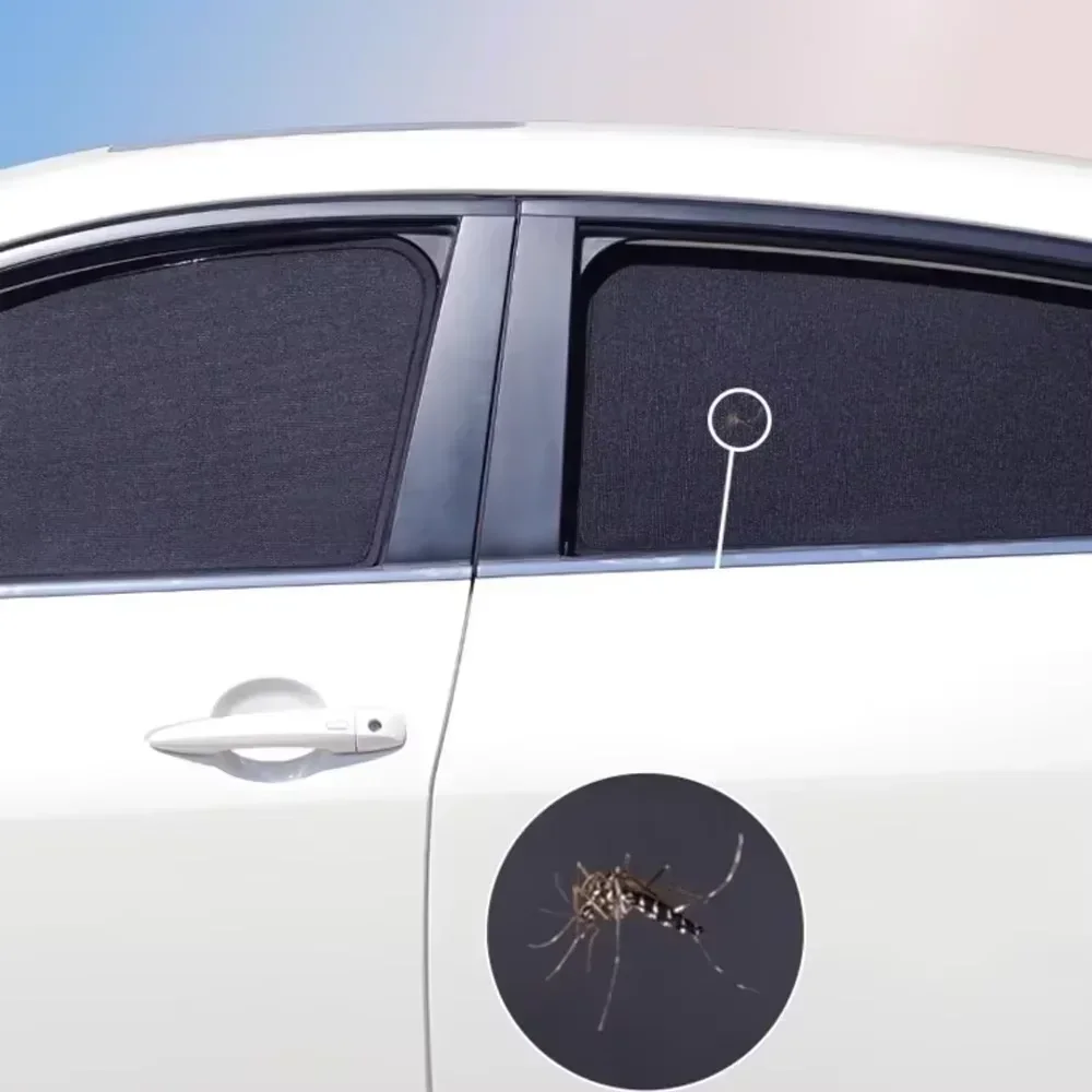 Фото Солнцезащитные сетки-шторки для окон автомобиля MG4 EV Urban Accessories AH4EM 2025 2026 2027: защита от УФ-лучей и бликов №3
