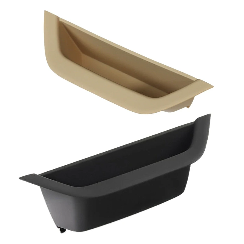 

2 Pcs Car Auto Interior Inner Door Handle Pull Trim Compatible Front Left Side,Cream Color & Black