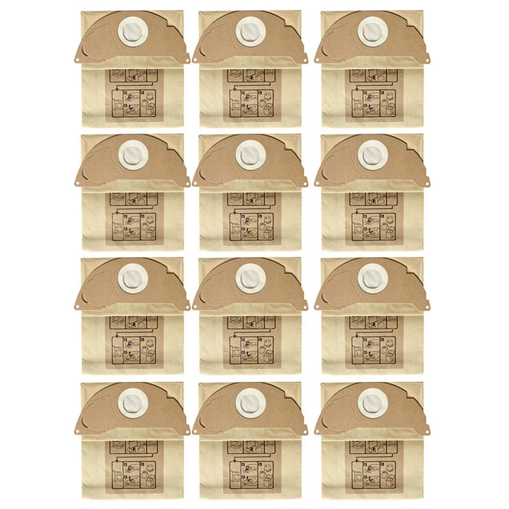 

12Pcs Dust Bag Replacement Parts for Karcher A2004 WD 2250 MV4 Vacuum Cleaner Accessories Dust Collecting Paper Bag