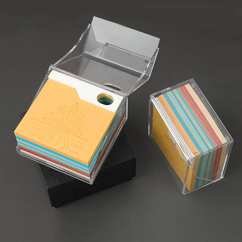 «Omoshiroi Block 3D Memo Pads 155Sheets Notepad Cubes Building Model