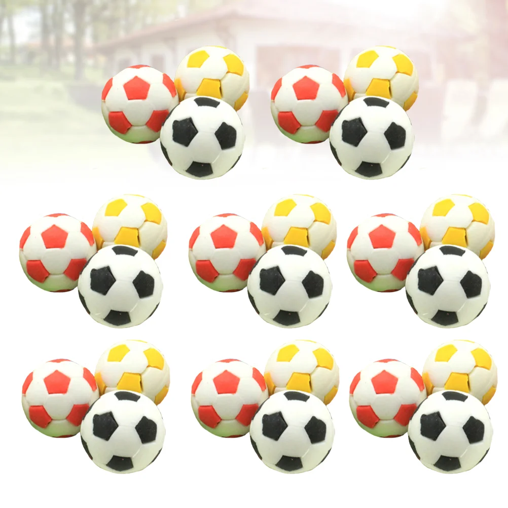 

24Pcs Small Football Styling Eraser Little Football Eraser Rubber Erasers Sets