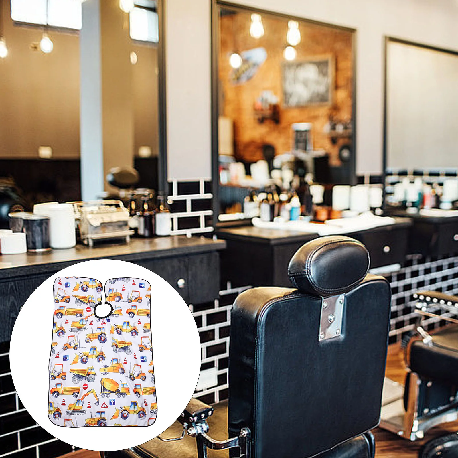 Детский фартук для парикмахера накидка стрижки уход за парикмахерскими