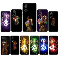 marvel avengers poster for honor 60 50 20 se pro x30 10x 10i 10 9x 9a 8x 8a lite silicone soft tpu black phone case capa cover