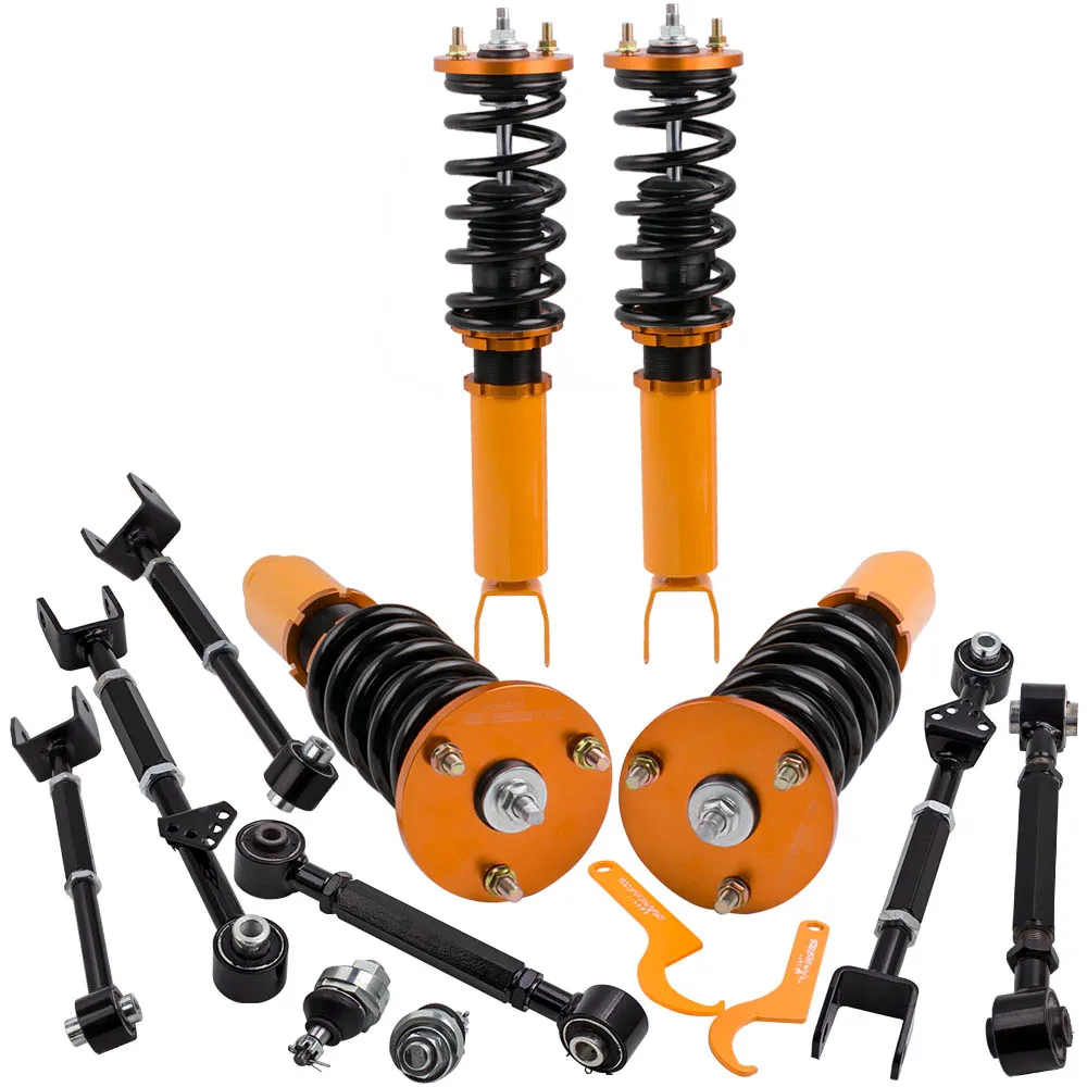 

Coilover shock + шаровые шарниры + задние нижние рычаги развала для Honda ACCORD 2008-12 рычаги развала для Honda ACURA TSX 09-14 Spring