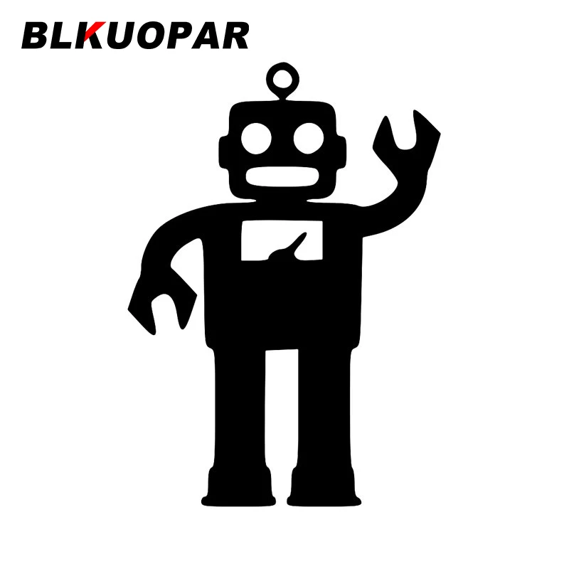 

BLKUOPAR создать робот палку семья Смешные автомобильные наклейки индивидуальные царапины наклейка кондиционер караван графика товары для ав...