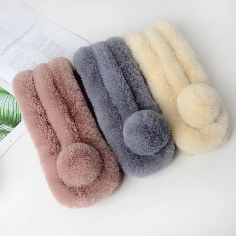 Рисунок 2 - Зимний шарф из искусственного кроличьего меха