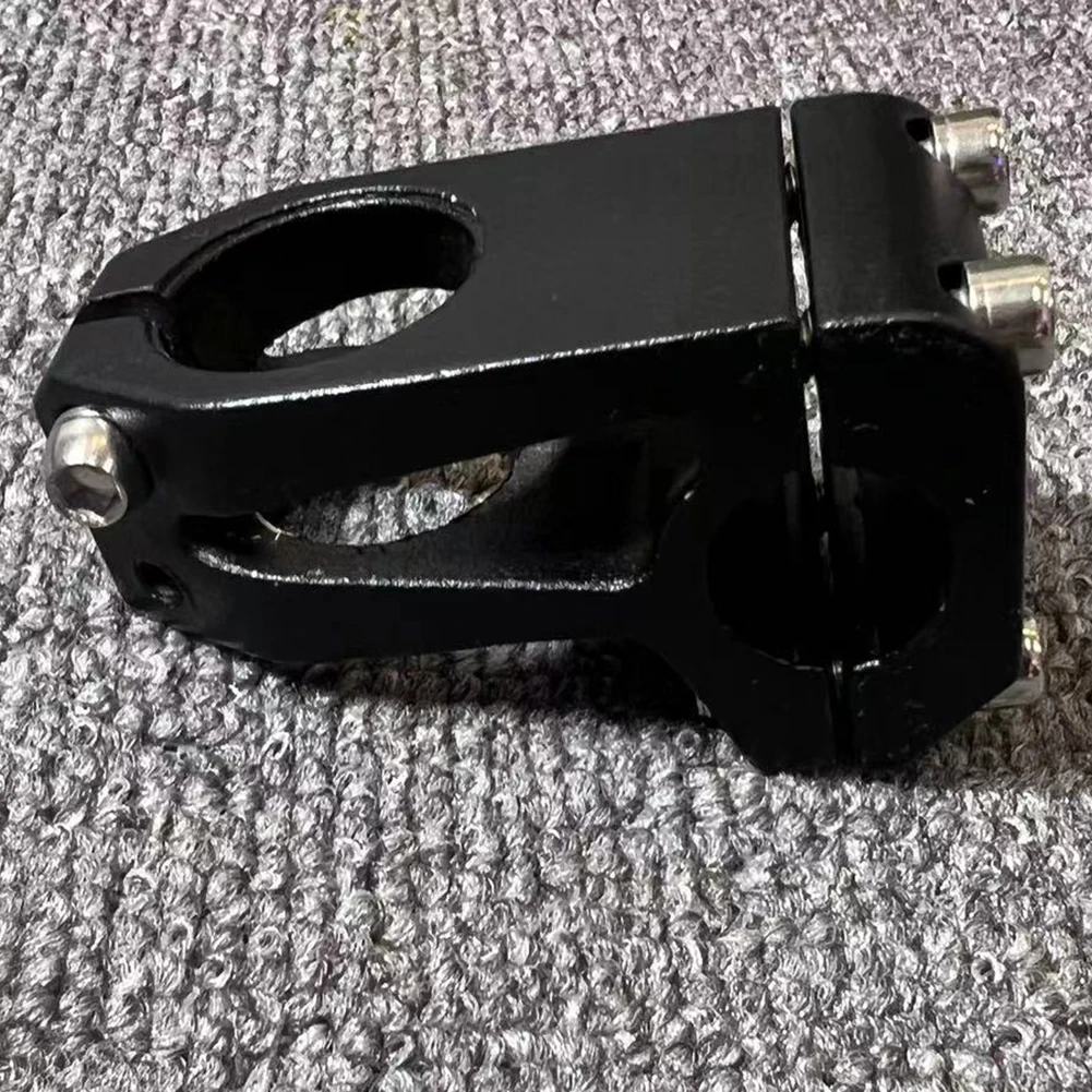 

For 25.4mm/22.2mm Handlebar Kids Biks Stem Outdoor Accessories 1 Pcs 200g Aluminum Alloy Black Parts High Quality