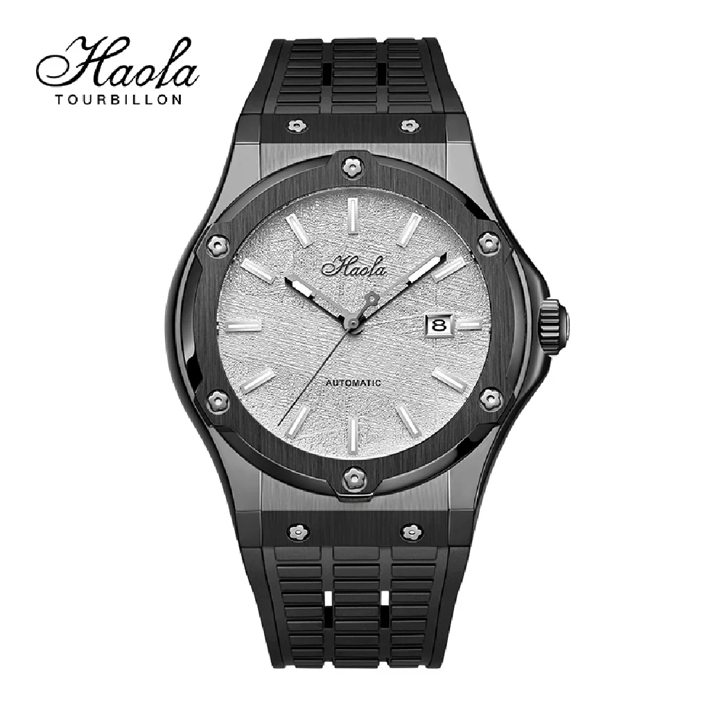 

HAOFA Luxury Automatic Mechanical Wrist Watch For Men Sapphire Self-wind Calendar Waterproof Man Watches automatische horloge