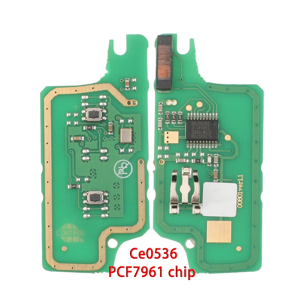 

Jingyuqin 2/3 кнопки для Peugeot 407 407 307 308 607 Citroen C2 C3 C4 C5 ASK/FSK печатная плата дистанционного ключа CE0523/3...