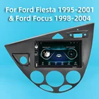 Магнитола 2 Din, Android, для Ford Fiesta 1995-2001 Focus 1998-2004, 7 дюймов, GPS, BT, Wi-Fi, FM, Aotoradio