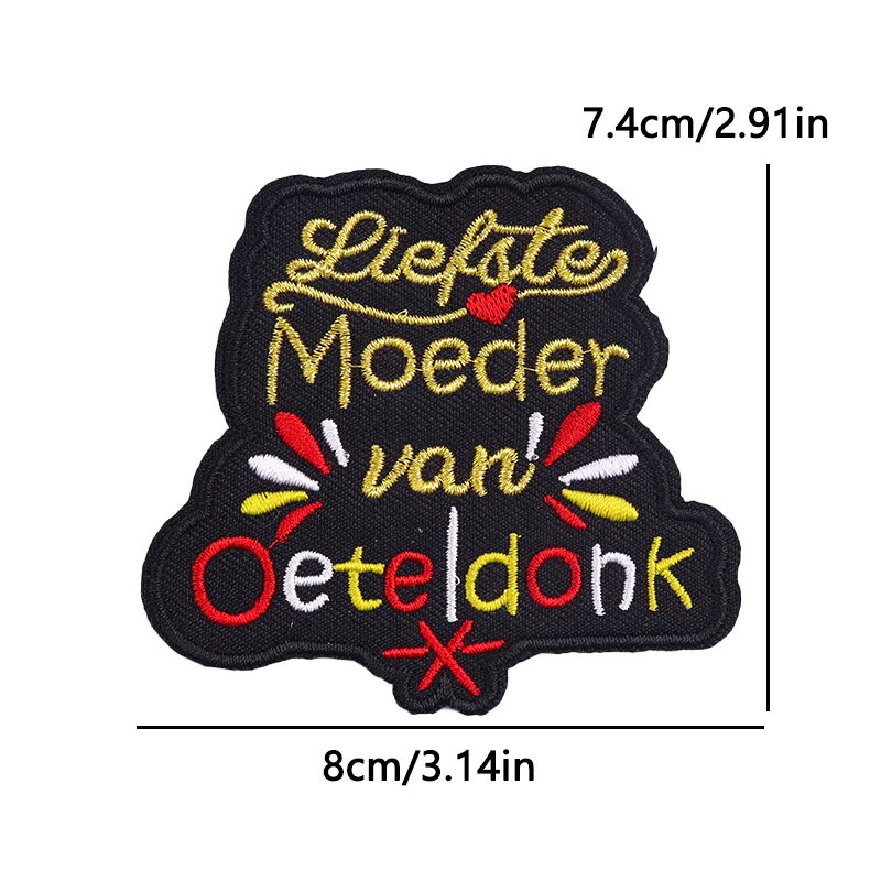 10 шт. набор нашивка с эмблемой Нидерленда железные вышитые нашивки для одежды