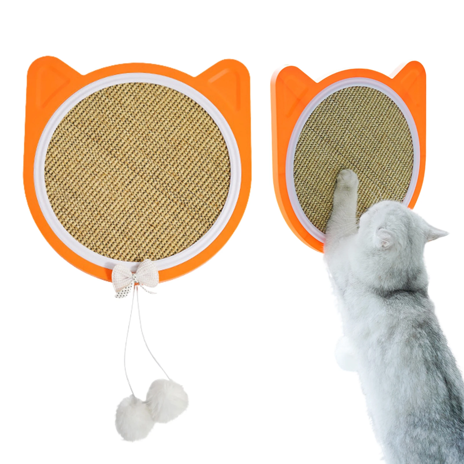 

Когтеточка для кошек, большой коврик для сна, многоразовый, с присоской