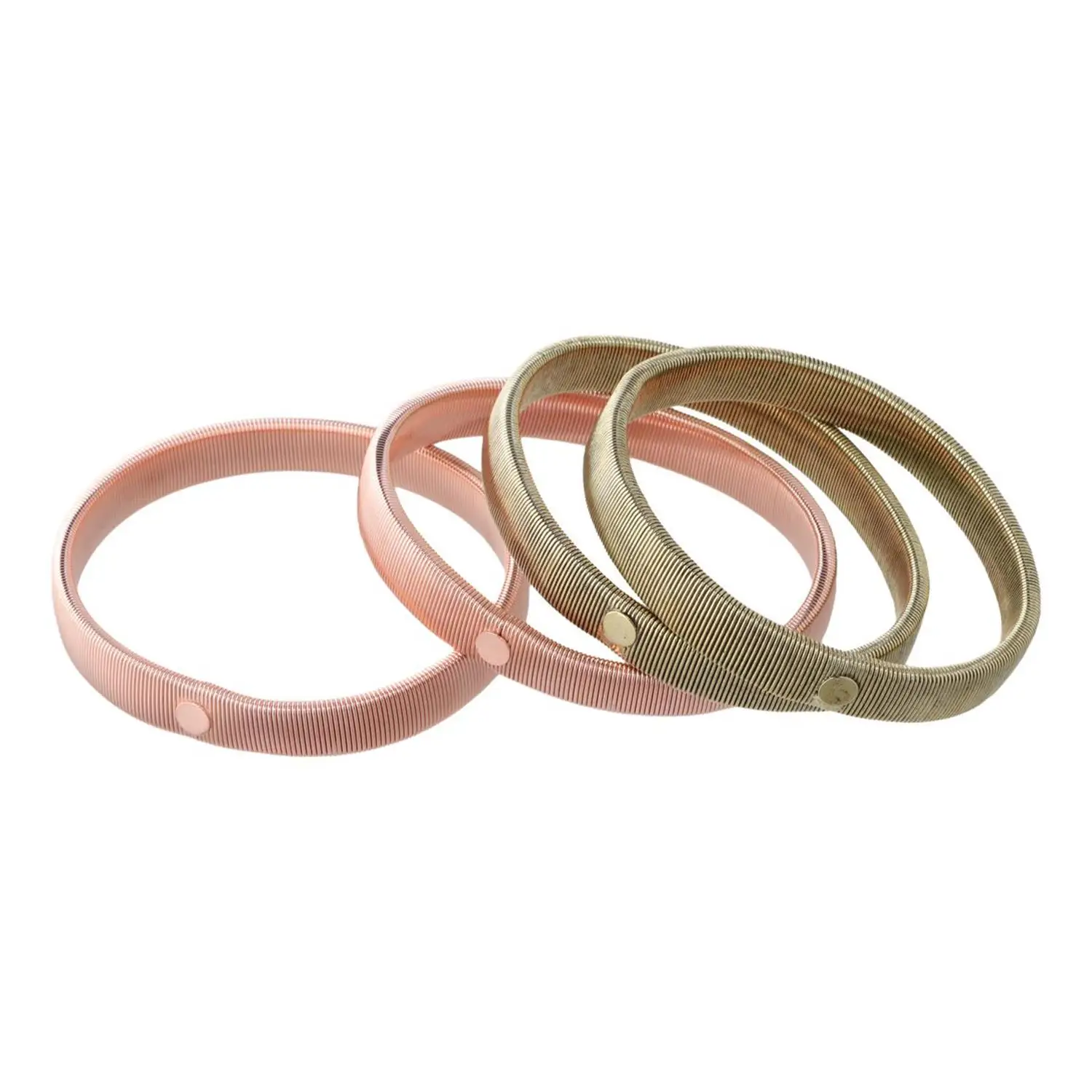 Фото Anti-Slip Elastic Shirt Sleeve Holders Metal Armbands Band Stretch Garters For Women Men №3