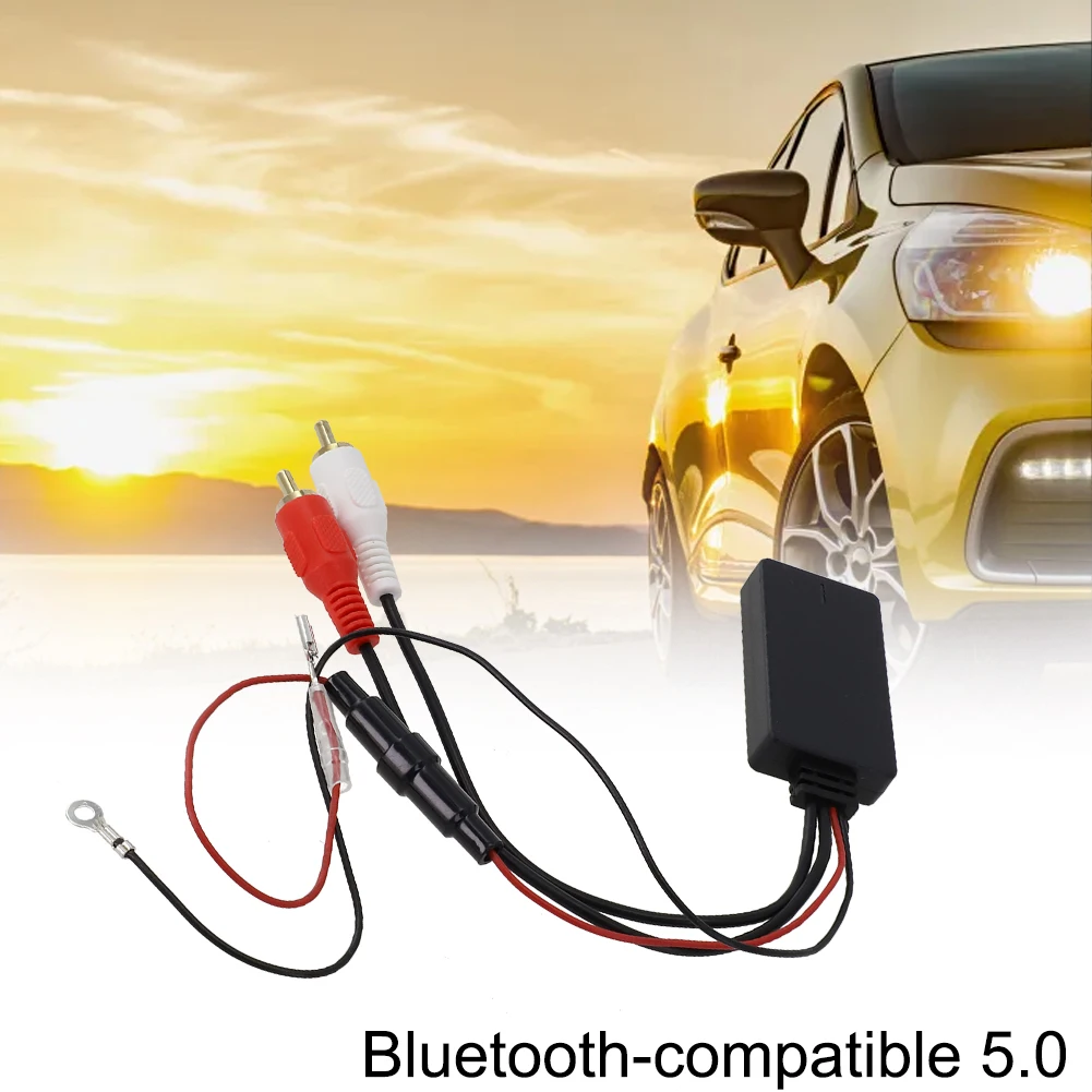 Stereo Audio Cable Adapter 2rca Connector Music Aux Existing Cd Changer Can Still Be Used Black Abs Adapter