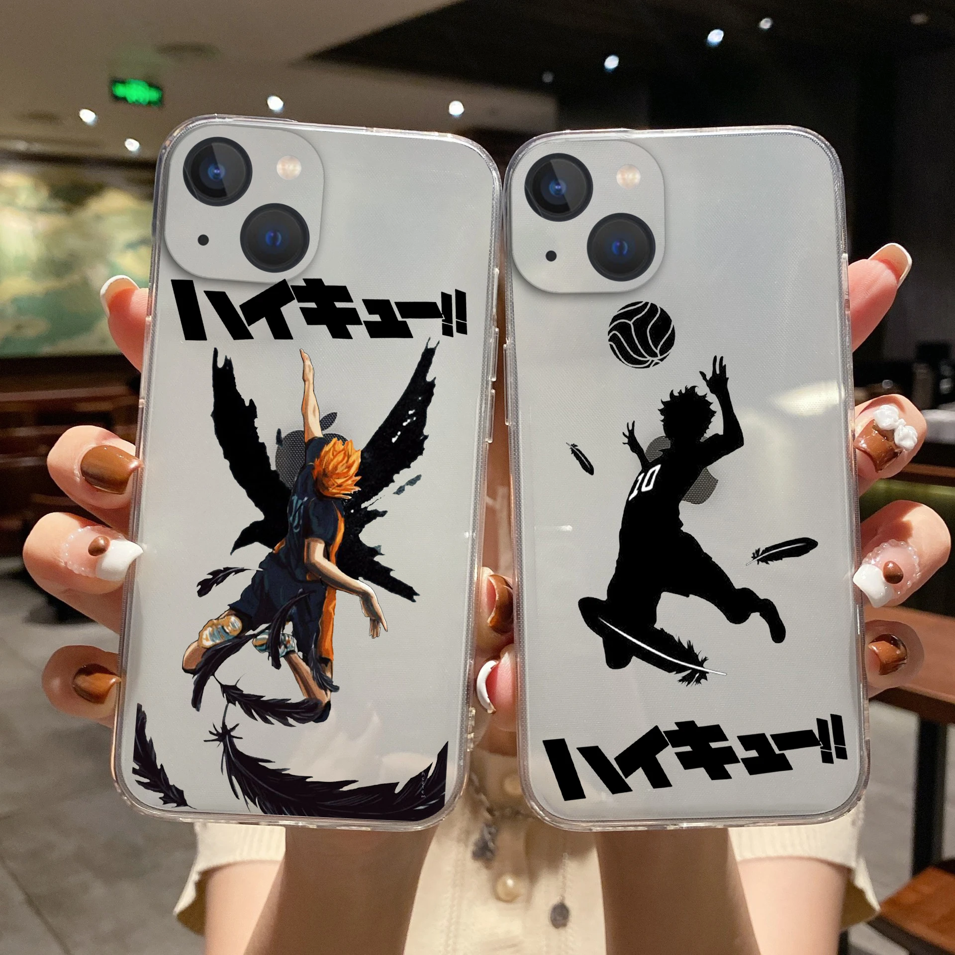

Japan Anime Oya Oya Oya Haikyuu Love Volleyball Phone Cover For iPhone 11 12 13 14 Pro Max X XR XSMax 14Plus Soft Silicone Case