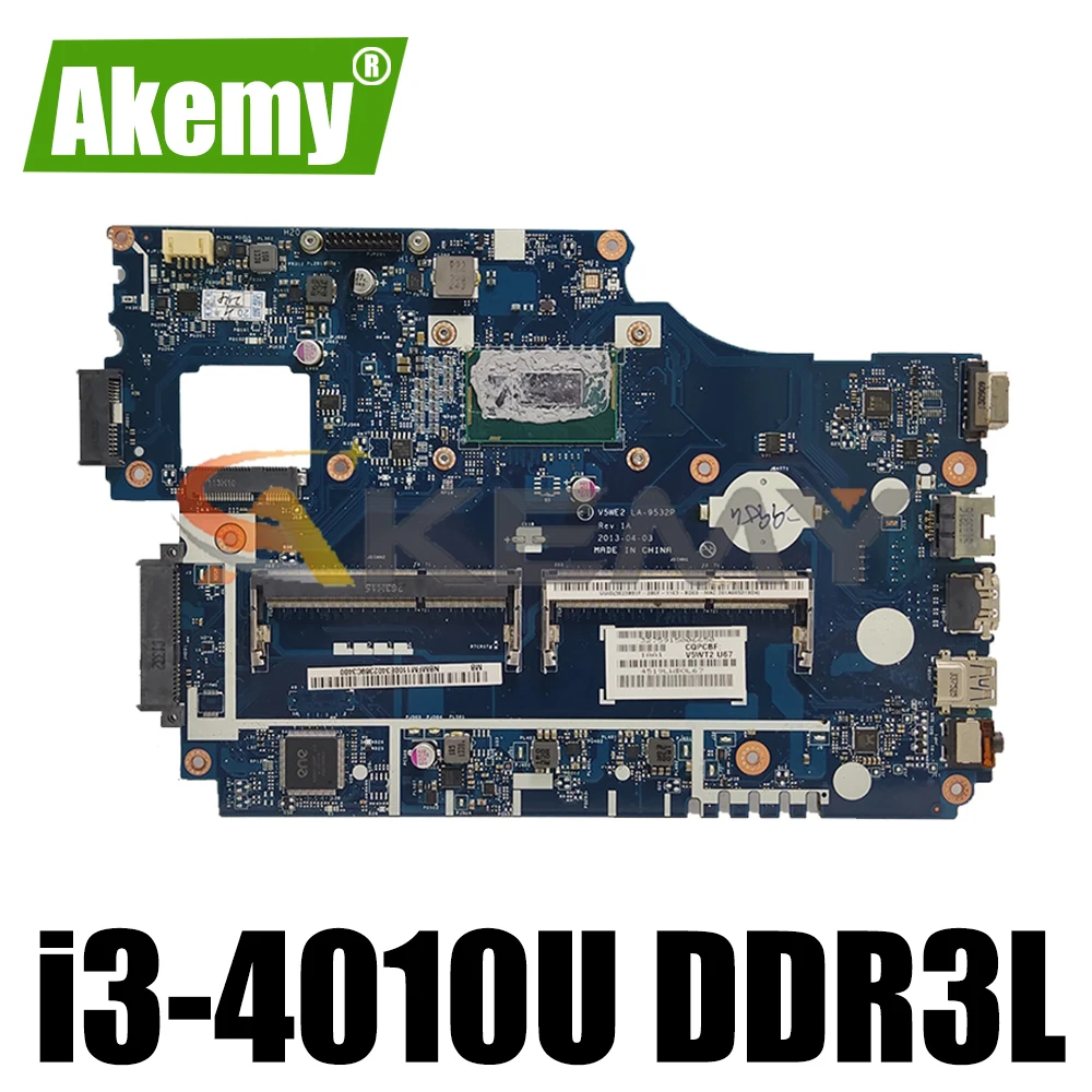 

For Acer Aspire E1-572G TPM255 E1-532 E1-572 Laptop motherboard V5WE2 LA-9532P NBMFM11006 With i3-4010U DDR3L 100% Fully Tested