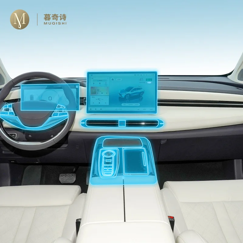 

Для GAC Aion LX 2022-2023 центральная консоль автомобиля прозрачная фотопленка для ремонта от царапин аксессуары PPF