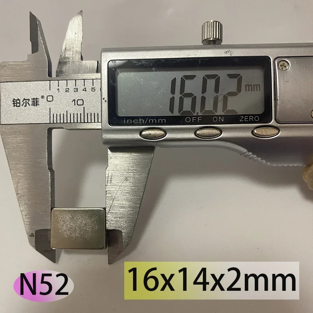 N52 16x12x4 стандартного размера сверхмощный генератор магнитов квадратный