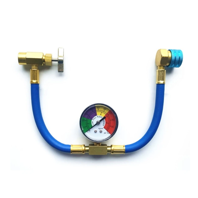 QM82 R134A Комплект заправочного шланга для хладагентов HVAC банка с