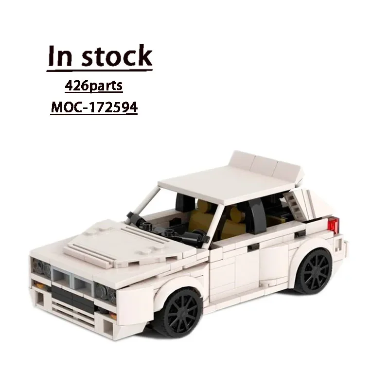 MOC- 172594 Белый суперкар гоночный автомобиль в сборе строительный блок модель 426