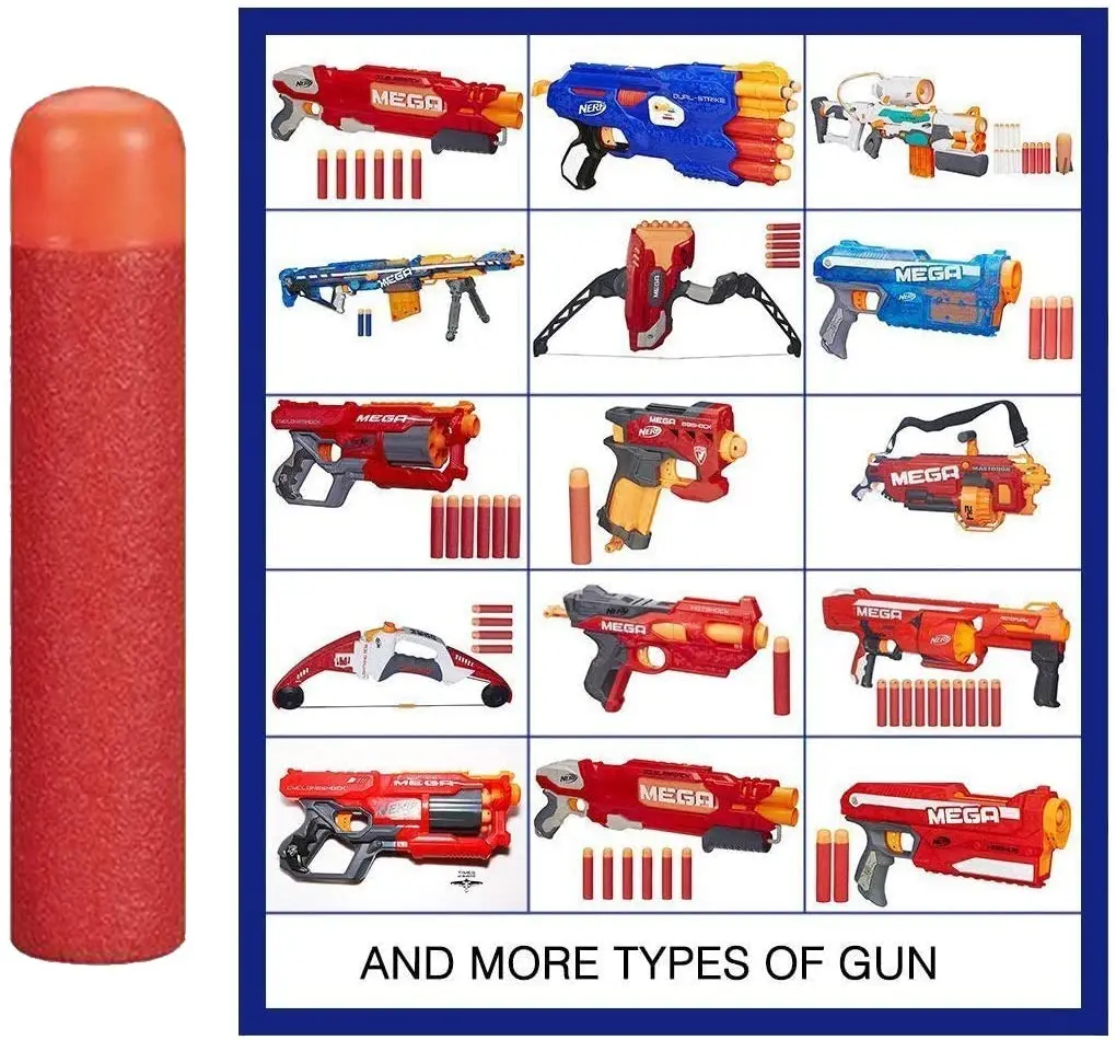Пули Nerf Mega красные для снайперской винтовки 9 5 см 30 шт. |