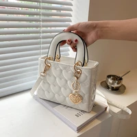 women sweet cute handbags 2021 new luxury designer love pattern tide shoulder crossbody bag glossy fashion daffy bag