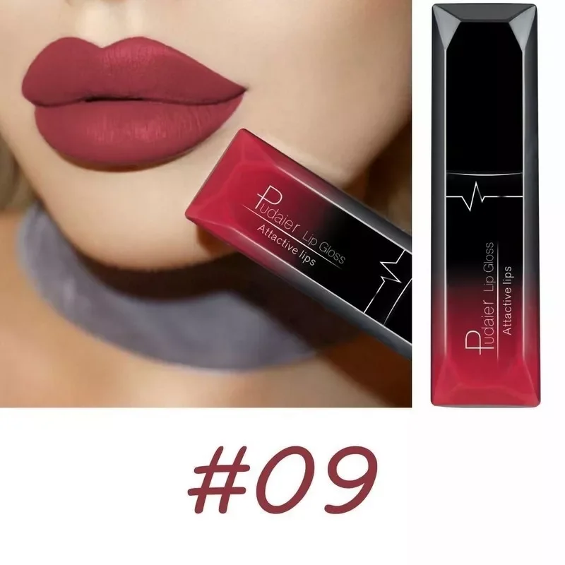 

Nude Matte Velvet Glossy Lip Gloss Lipstick Lip Balm Sexy Red Lip Tint 21 Colors Women Fashion Makeup Gift