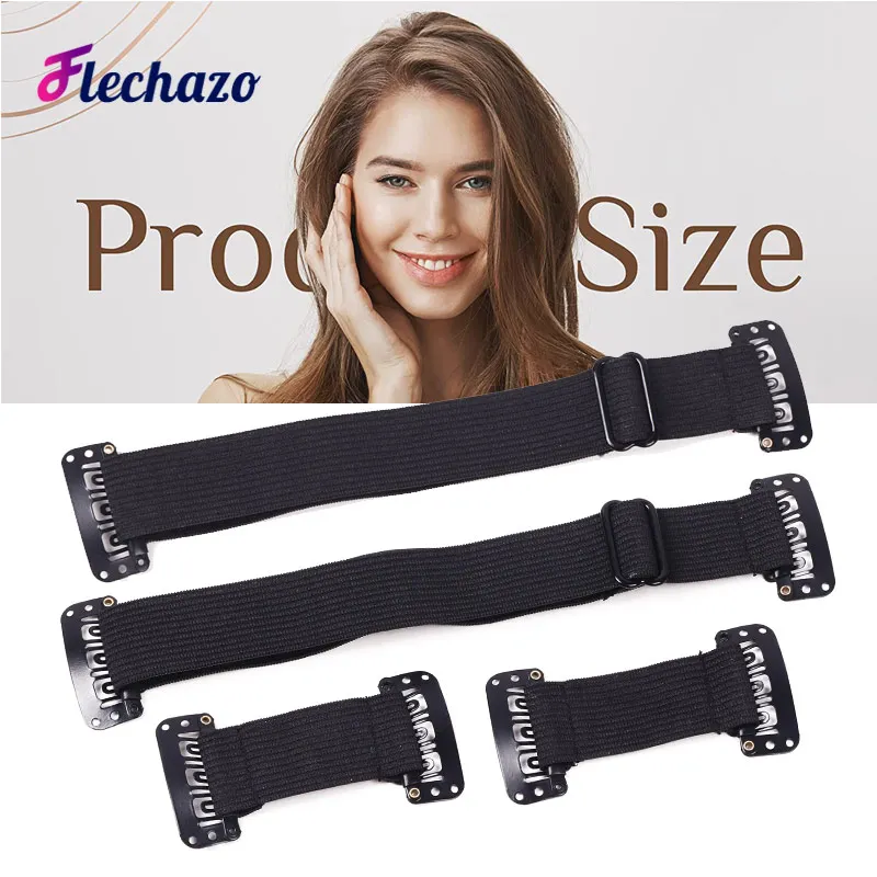 Eye Face Lift Stretching Straps Magic Elastic Band Hair Accessories Band with Clips Adjustable Stretch Belt for Hair Extensions