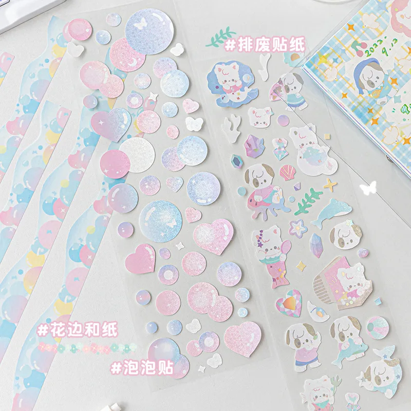 

20 компл./лот Kawaii канцелярские наклейки s сборная наклейка для отходов DIY нежелательные зеркальные наклейки s планировщик Декоративные накле...