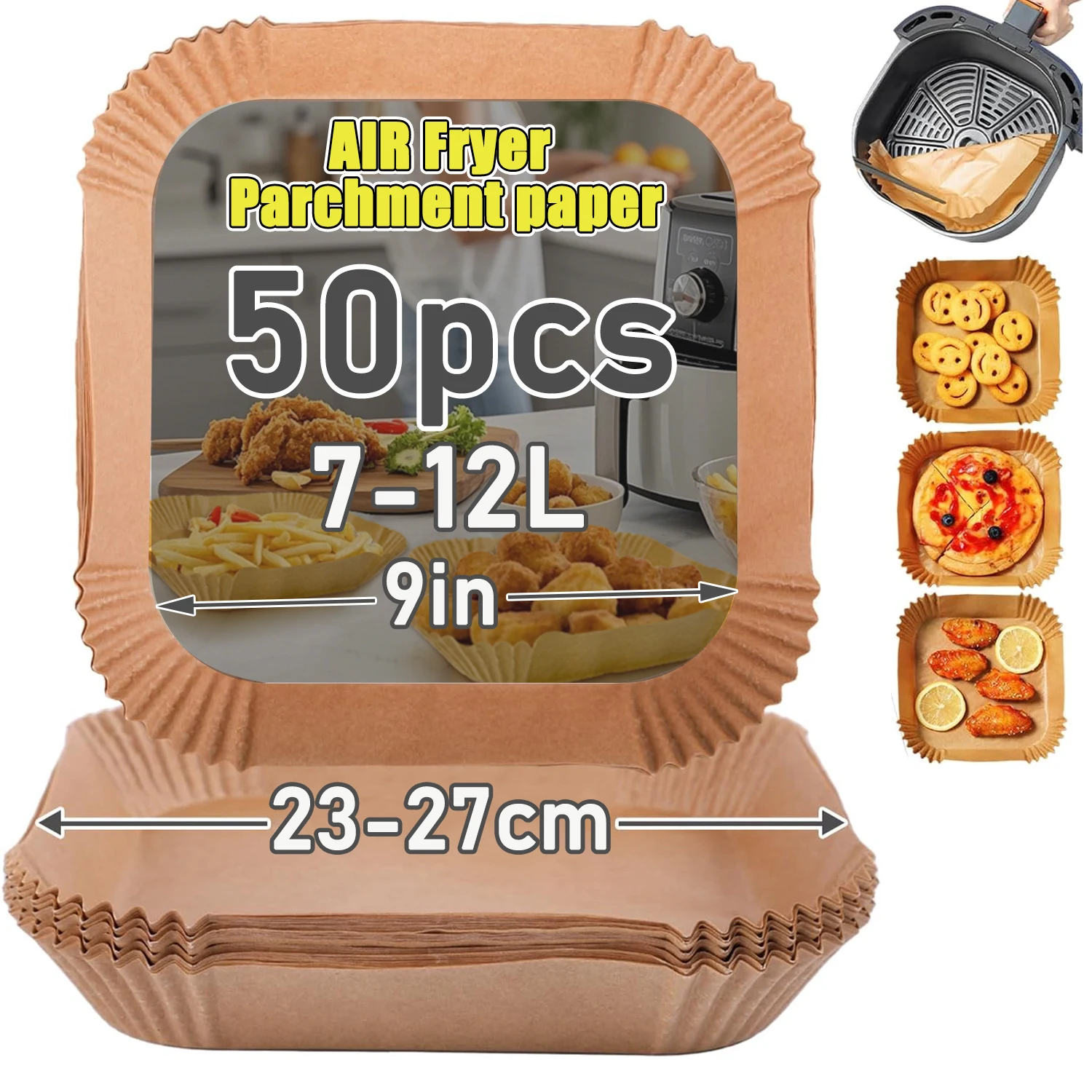 

Одноразовые бумажные вкладыши для фритюрниц COSORI/Ninja