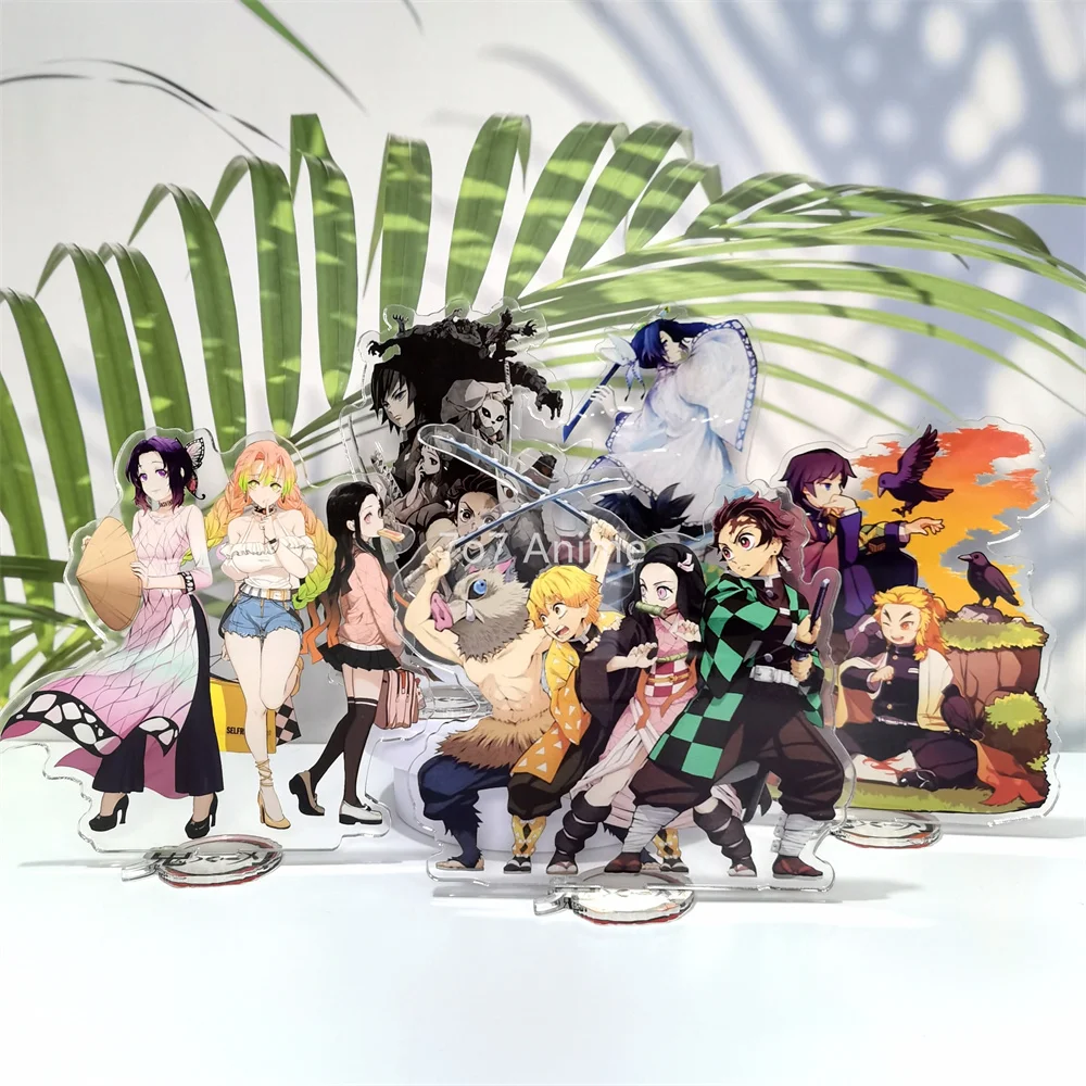 

Anime Demon Slayer Kimetsu no Yaiba Kamado Tanjirou Hashira Giyuu Acrylic Stand Action Figure Desk Model Plate Holder Fans Gifts