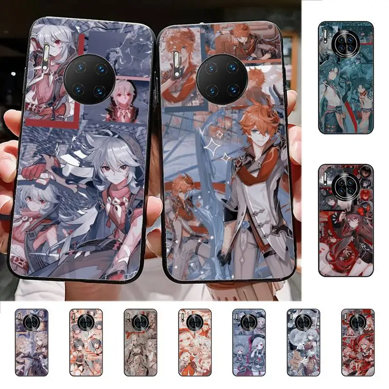 

Game Genshin Impact Phone Case for Huawei Mate 20 10 9 40 30 lite pro X Nova 2 3i 7se