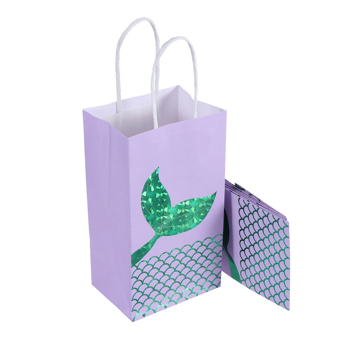 10 шт. подарочные пакеты с героями мультфильмов бумажный пакет хвостом русалки